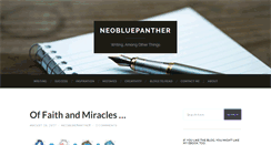 Desktop Screenshot of neobluepanther.com